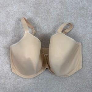 Elomi BIJOU Underwire Moulded Bra Beige T-shirt Bra Style EL8722SAD US 42K NWOT